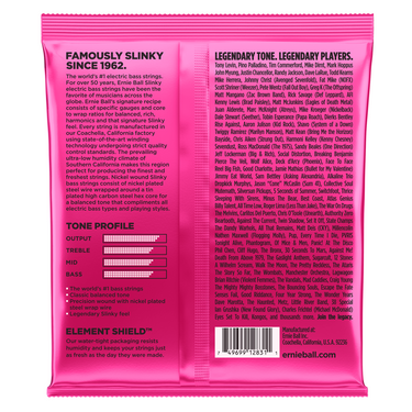 Encordadura Ernieball 2834 Super Slinky Para Bajo Electrico 4 Cuerdas